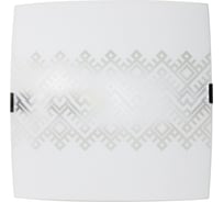 Светильник настенно-потолочный ЭЛЕТЕХ Лапландия 300x300 НПБ 09-60-003 М83 матовый белый/кл.штамп металлик ИУ [es] 1005404714