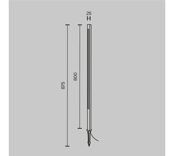 Ландшафтный светильник MAYTONI Pole O440FL-L12GF3K