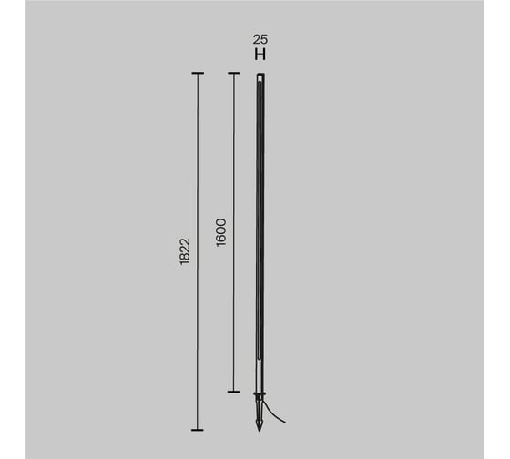 Ландшафтный светильник MAYTONI Pole O440FL-L24GF3K