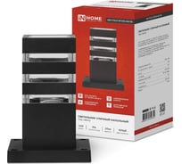 Светильник уличный напольный IN HOME НБУ POLO-SP300-A60-BL алюм под А60 Е27 300мм черный IP54 4690612051642