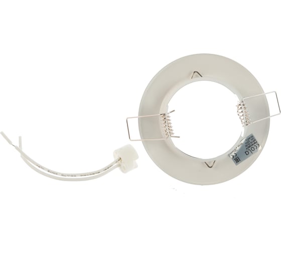 Встраиваемый светильник Ecola Light MR16 DL92 GU5.3 выпуклый Белый 30x80 /кd74/ FW1612EFY
