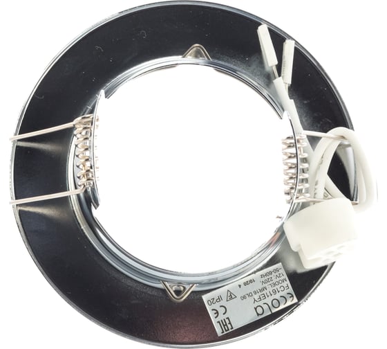 Встраиваемый светильник Ecola Light MR16 DL90 GU5.3 плоский Хром 30x80 /кd74/ FC1611EFY