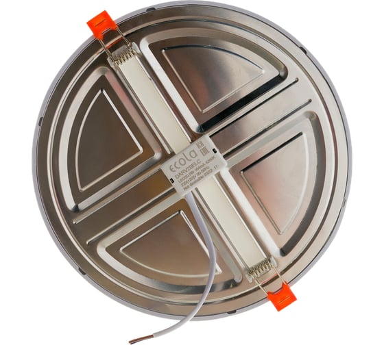Встраиваемый светильник Ecola LED downlight Круглый даунлайт   /50-210mm/ 20W 220V 4200K 230x20 DARV20ELC