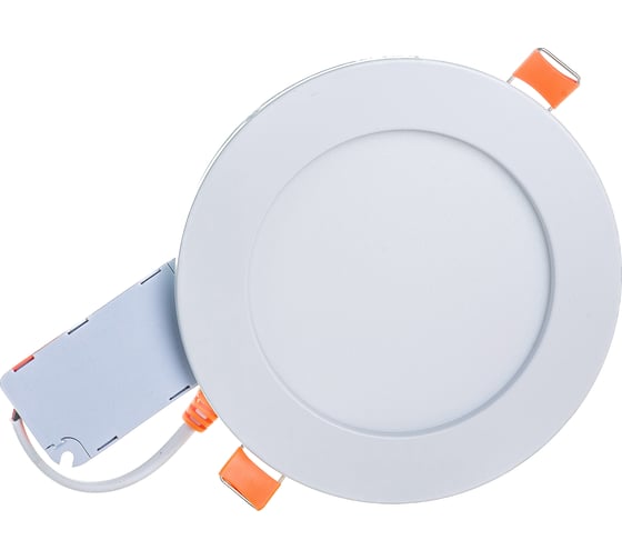 Встраиваемый светильник Ecola LED downlight Круглый даунлайт с драйвером 6W 220V 4200K 120x20 DRRV60ELC
