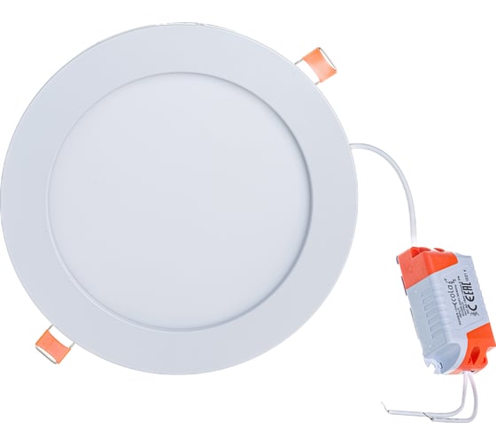 Встраиваемый светильник Ecola LED downlight Круглый даунлайт с драйвером 12W 220V 4200K 170x20 DRRV12ELC