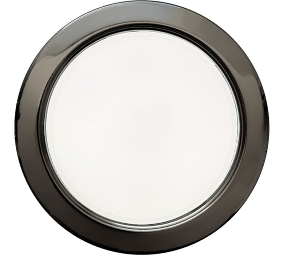 Встраиваемый светильник Ecola GX53 H4 без рефл. Черный хром 38x106