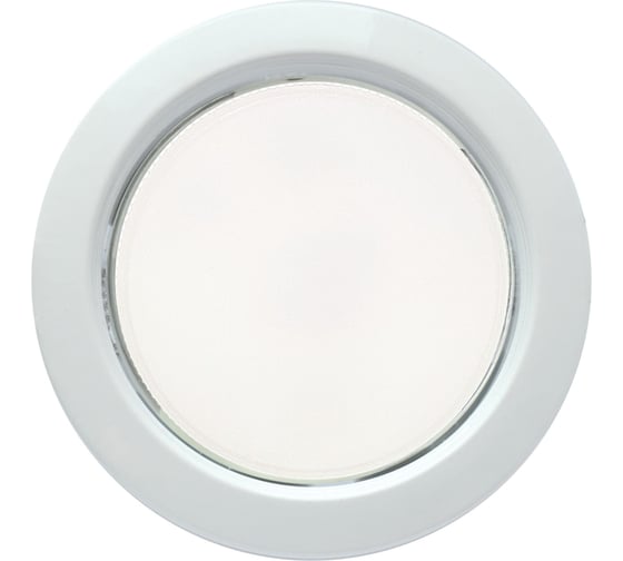 Светильник Ecola GX53 H4 без рефлектора /белый/ 38x106 /к+/ FW53H4ECB