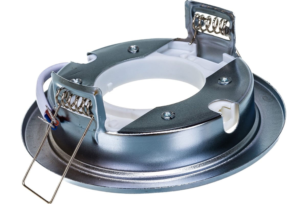 Светильник Ecola GX53 H4 без рефлектора /хром/ 38x106 /к+/ FC53H4ECB ...