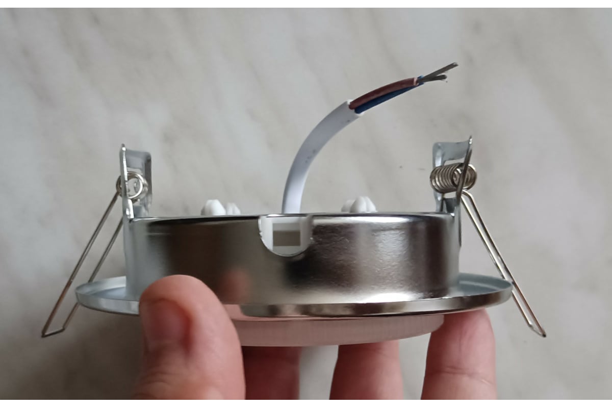 Светильник Ecola GX53 H4 без рефлектора /хром/ 38x106 /к+/ FC53H4ECB ...