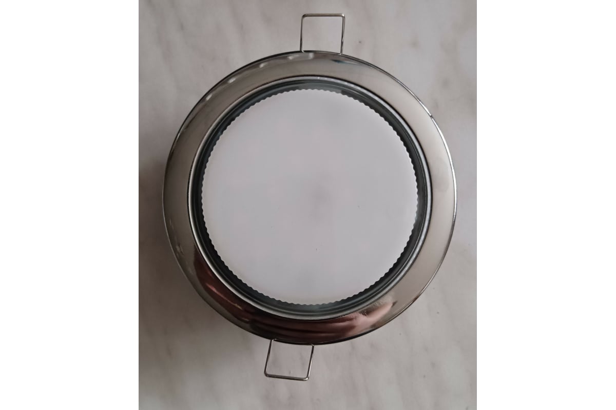 Светильник Ecola GX53 H4 без рефлектора /хром/ 38x106 /к+/ FC53H4ECB ...