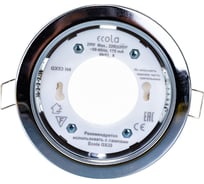Светильник Ecola GX53 H4 без рефлектора /хром/ 38x106 /к+/ FC53H4ECB
