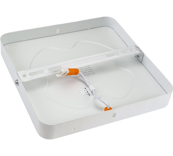 Накладной светильник Ecola LED downlight Квадратный даунлайт с драйвером 18W 220V 6500K 220x220x32 DSSD18ELC