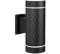 Светильник уличный настенный двусторонний IN HOME НБУ CUBE-2хGX53-NL-BL алюм под 2хGX53 черный IP54 4690612051611
