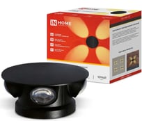 Светильник уличный IN HOME сд ДБУ RING-6B 6Вт 3000К IP65 черный 4690612051925