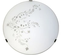 Светильник настенно-потолочный ЭЛЕТЕХ Нежность 300 НПБ 01-2x60-139 М16 матовый белый /кл.штамп металлик [ИМ] 1005206076