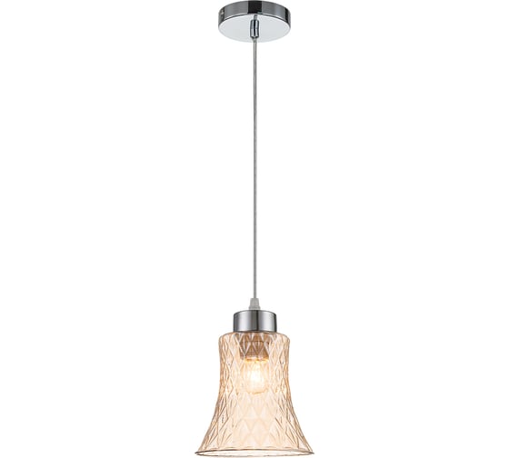 Подвесной светильник ESCADA 10193/1S E27*40W Chrome/Amber 10193/1S Amber 1