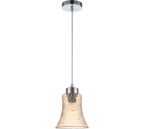 Подвесной светильник ESCADA 10193/1S E27*40W Chrome/Amber 10193/1S Amber