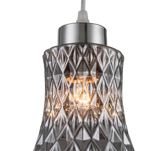 Подвесной светильник ESCADA 10193/1S E27*40W Chrome/Smoke 10193/1S Smoke