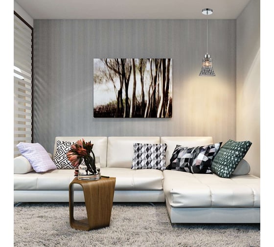 Подвесной светильник ESCADA 10193/1S E27*40W Chrome/Smoke 10193/1S Smoke