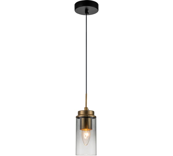 Подвесной светильник ESCADA E14*40W Black/Brass 2118/1S