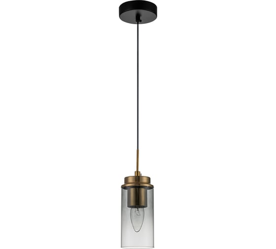 Подвесной светильник ESCADA E14*40W Black/Brass 2118/1S