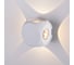 Уличный настенный светодиодный светильник Elektrostandard 1504 TECHNO LED CUBE белый a047185 1