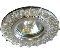 Встраиваемый светильник IMEX MR16+LED 3W 4000K ПОЛИКРИСТАЛЛ, AL/CLEAR IL.0027.1503