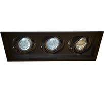 Встраиваемый карданный светильник IMEX MR16, 3х50W, GU5.3 BK IL.0006.6300