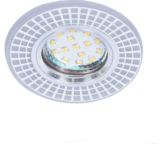Встраиваемый светильник IMEX MR16+LED 3W 4000K, акрил, CH/WH+WH IL.0030.0615 1