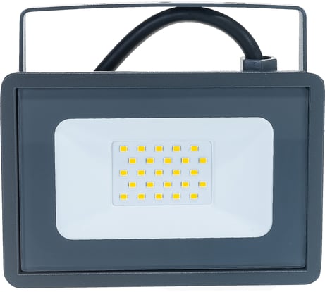 Светодиодный прожектор Фарлайт СДО 20Вт 4000К IP65 серый FAR002052