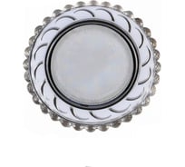 Встраиваемый светильник IMEX GX53+LED 4W 4000K, ПОЛИКРИСТАЛЛ CH/CLEAR+WH IL.0028.1815
