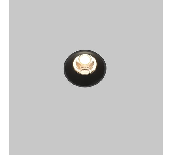 Встраиваемый светильник MAYTONI Round DL058-7W3K-TRS-B