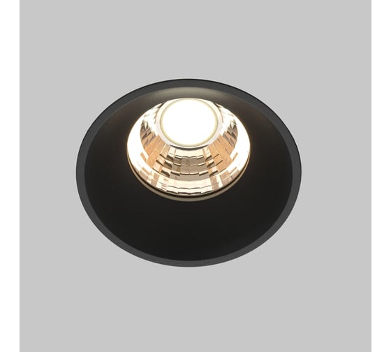 Встраиваемый светильник MAYTONI Round DL058-7W3K-TRS-B