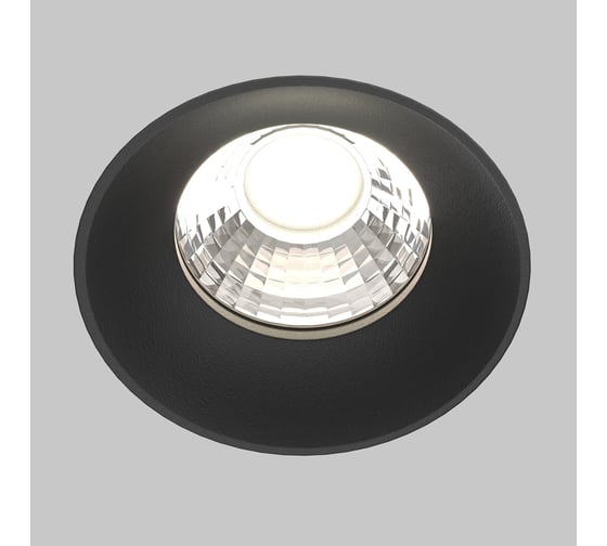 Встраиваемый светильник MAYTONI Round DL058-12W4K-TRS-B