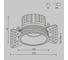 Встраиваемый светильник MAYTONI Round DL058-12W4K-TRS-B 8