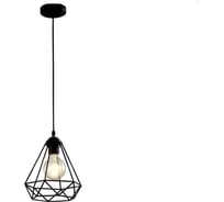 Подвесная люстра IMEX лофт 1х60Вт E27 MD.1706-1-P BK