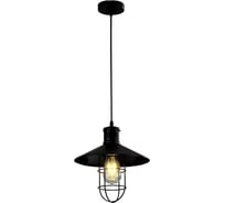 Подвесная люстра IMEX лофт 1х60Вт E27 MD.1709-1-P BK