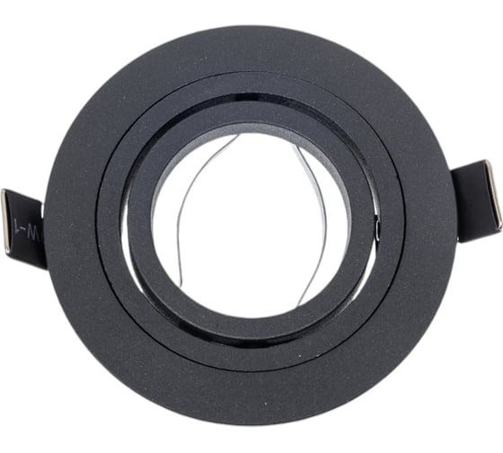Светильник Luminotti BASE MR16 GU 10 (без лампы), black, круглый, 92(80)mm L.011.1.1.BK 1