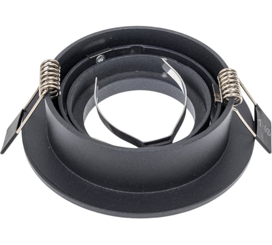 Светильник Luminotti BASE MR16 GU 10 (без лампы), black, круглый, 92(80)mm L.011.1.1.BK