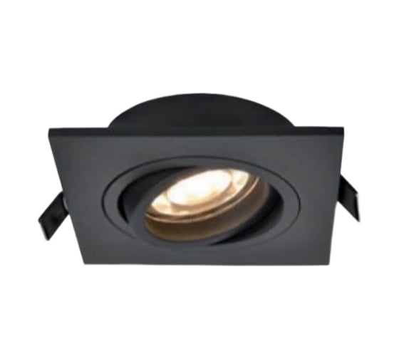Светильник Luminotti BASE MR16 GU 10 (без лампы), black, квадратный, 92x92mm L.011.2.1.BK