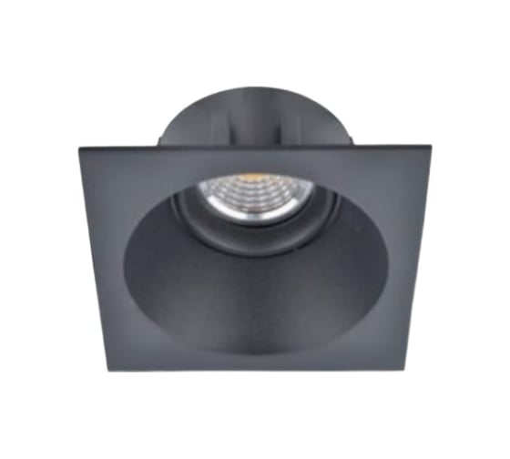 Светильник встраиваемый Luminotti DIP, black, квадратный, GU 10 (без лампы), 103x103x52мм L.014.2.1.BK