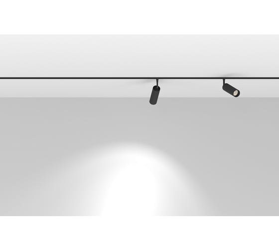 Светильник Luminotti SPOTT, система GENESIS 48V, 10W, 3000K, BLACK, магнитный L.304.10.3K.BK