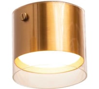 Накладной светильник Wolta ORO, корпус под лампу GX53, максимальная мощность 20Вт, 87х78 мм, IP20, патрон из термостойкого пластика, Золото WSL-GX53/07G