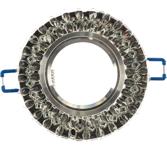 Встраиваемый светильник IMEX MR16+LED 3W 4000K ПОЛИКРИСТАЛЛ, AL/CLEAR IL.0027.1403