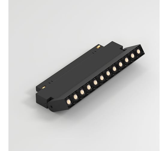 Светильник Luminotti BEND MASK, система GENESIS, 48V, 12W, 3000K, BLACK, магнитный L.303.12.3K.BK 1