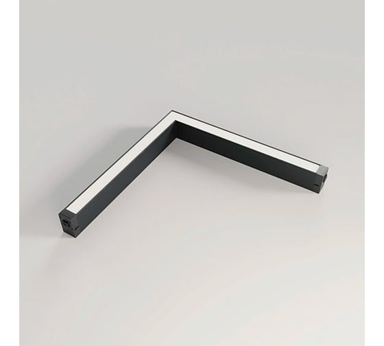 Светильник Luminotti FLAT CORNER, система SLIMLINE, Black, 18W, SMART DIM, CRI90, BridgeLux, 2700-6000К 310x310x25x41mm L.218.18.CCT.BK
