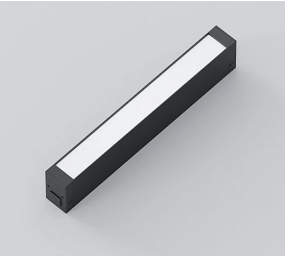Светильник Luminotti FLAT, система SLIMLINE, Black 9W SMART DIM CRI90 OSRAM TRIX ССТ 3000-6000К, 220x25x41mm L.201.9.CCT.BK