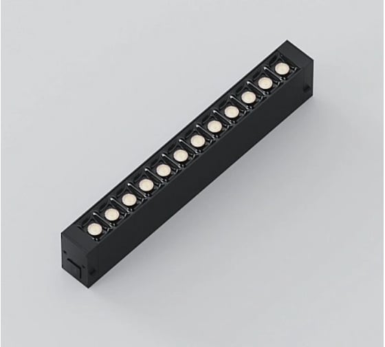 Светильник Luminotti FLAT MASK 2.0, сис. SLIMLINE, Black 18W SMARTDIM CRI90 BridgeLux, 2700-6000К, 410x25x41мм L.219.18.CCT.BK 1