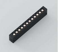 Светильник Luminotti FLAT MASK, сис. SLIMLINE, Black 9W SMARTDIM CRI90 OSRAM TRIX ССТ 3000-6000К, 220x25x41мм L.202.9.CCT.BK