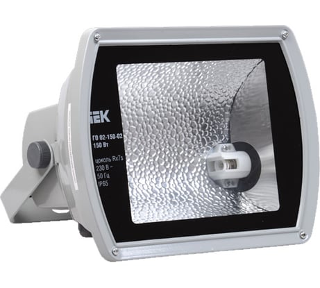 Светильник IEK ГО-02-150-02 асимметричный, ПРА, IP65, Rx7s LPHO02-150-02-K03